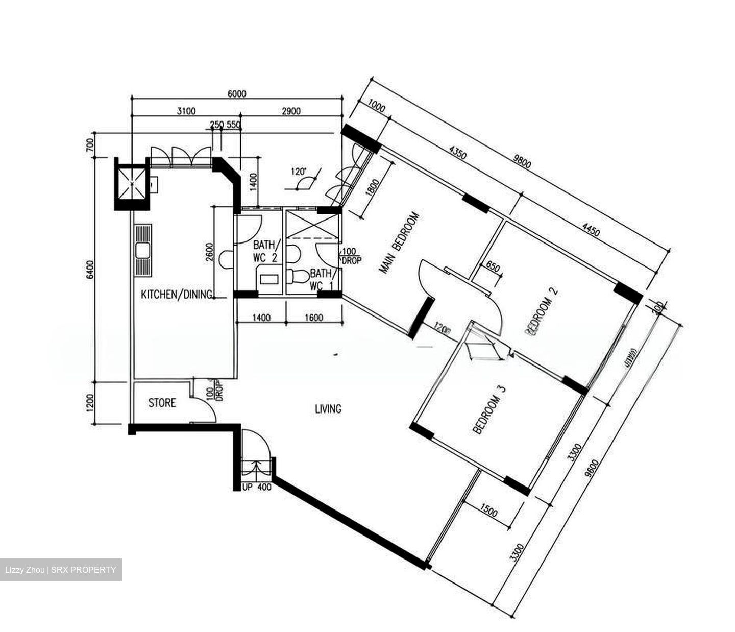 Blk 308 Hong Kah East Place (Jurong East), HDB 4 Rooms #632466911